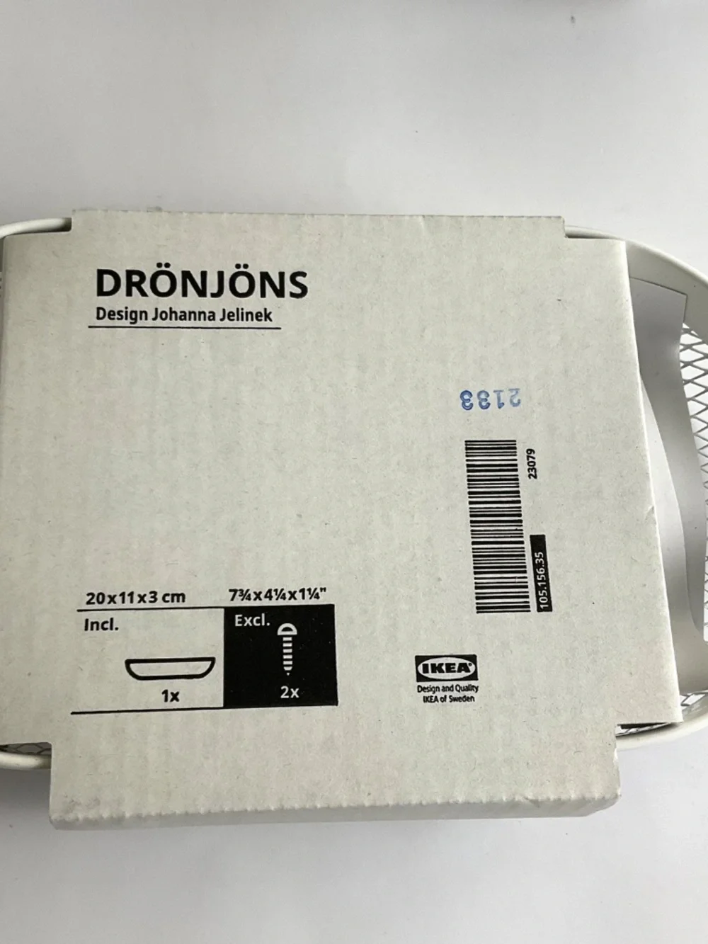 IKEA DRONJONS WALL STORAGE MESH BASKETS~SET OF 6~BRAND NEW!
